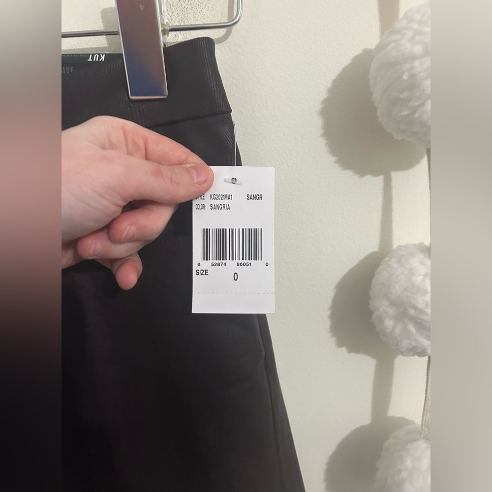 Kut From The Kloth Meg Fab Ab High Rise Coated Wide Leg Jeans NWT! - Picture 8 of 14